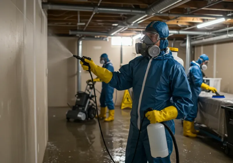 Basement Sanitization and Antimicrobial Treatment process in Selmont-West Selmont, AL