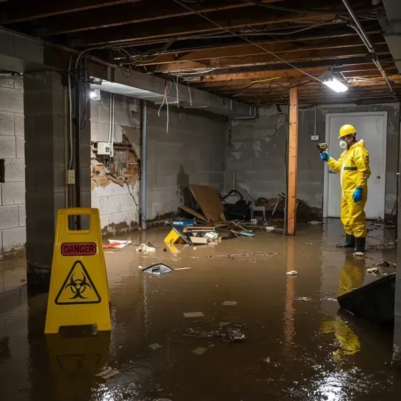 Flooded Basement Electrical Hazard in Selmont-West Selmont, AL Property